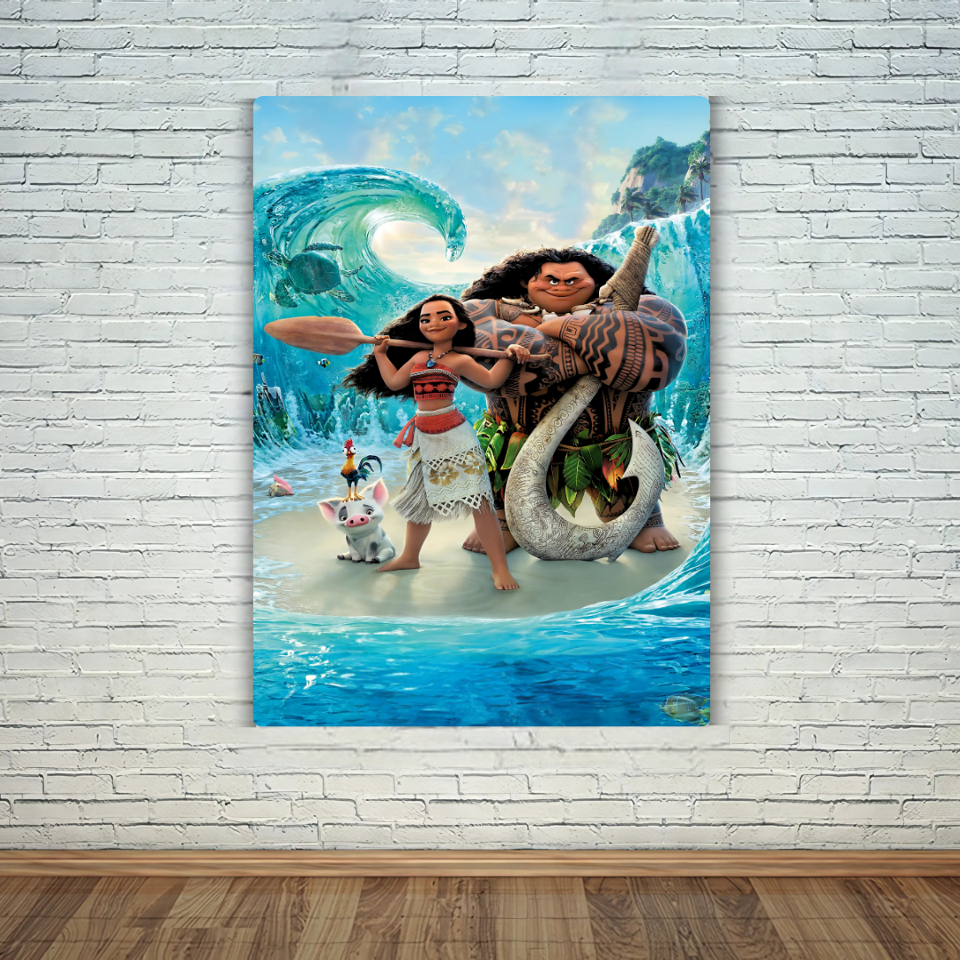 Moana Metal Poster
