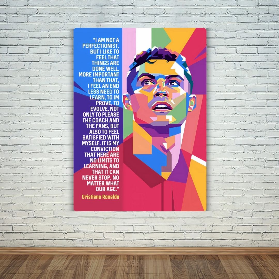 Champion's Mindset CR7 Metal Poster