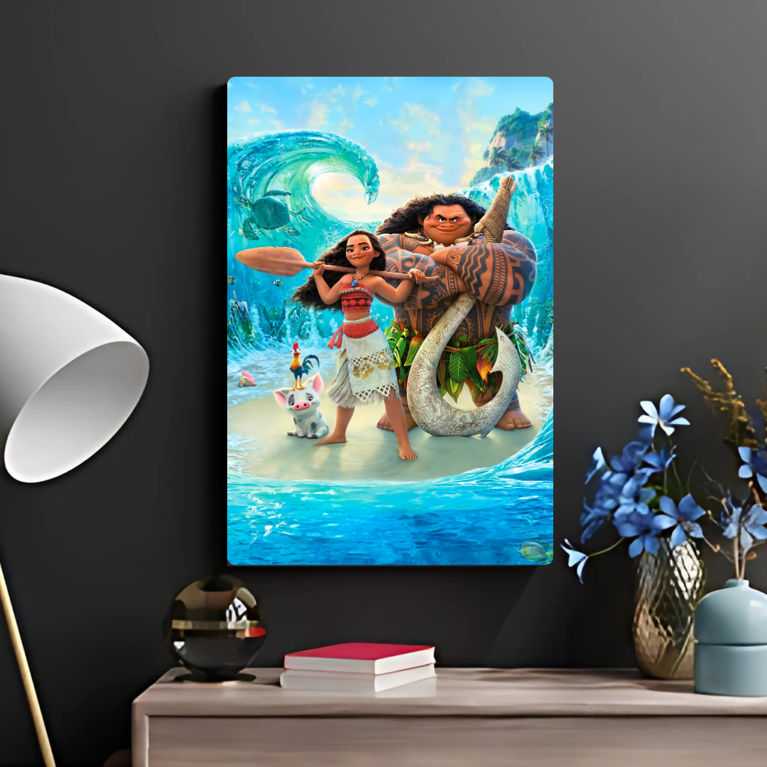 Moana Metal Poster