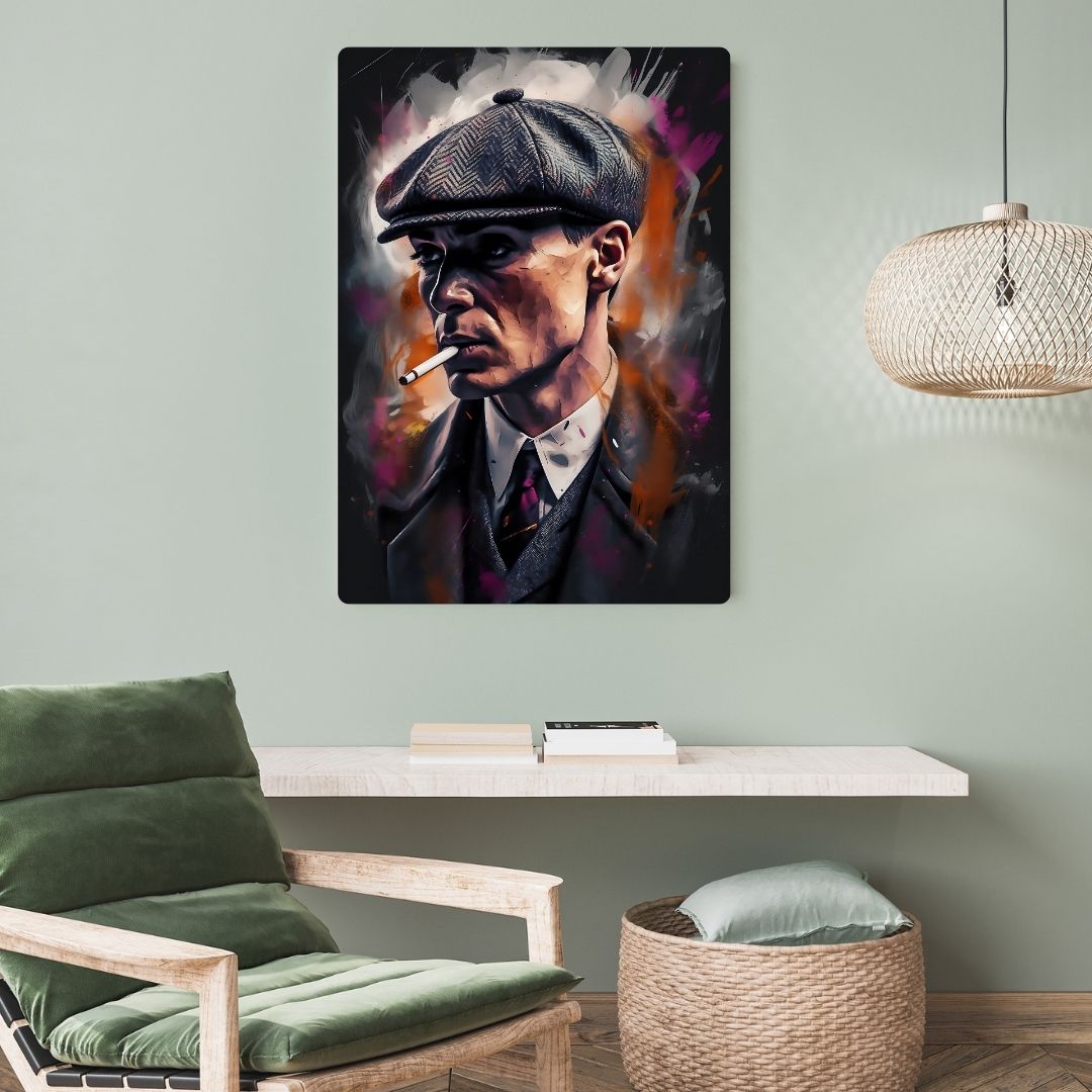 Tommy Shelby Metal Poster