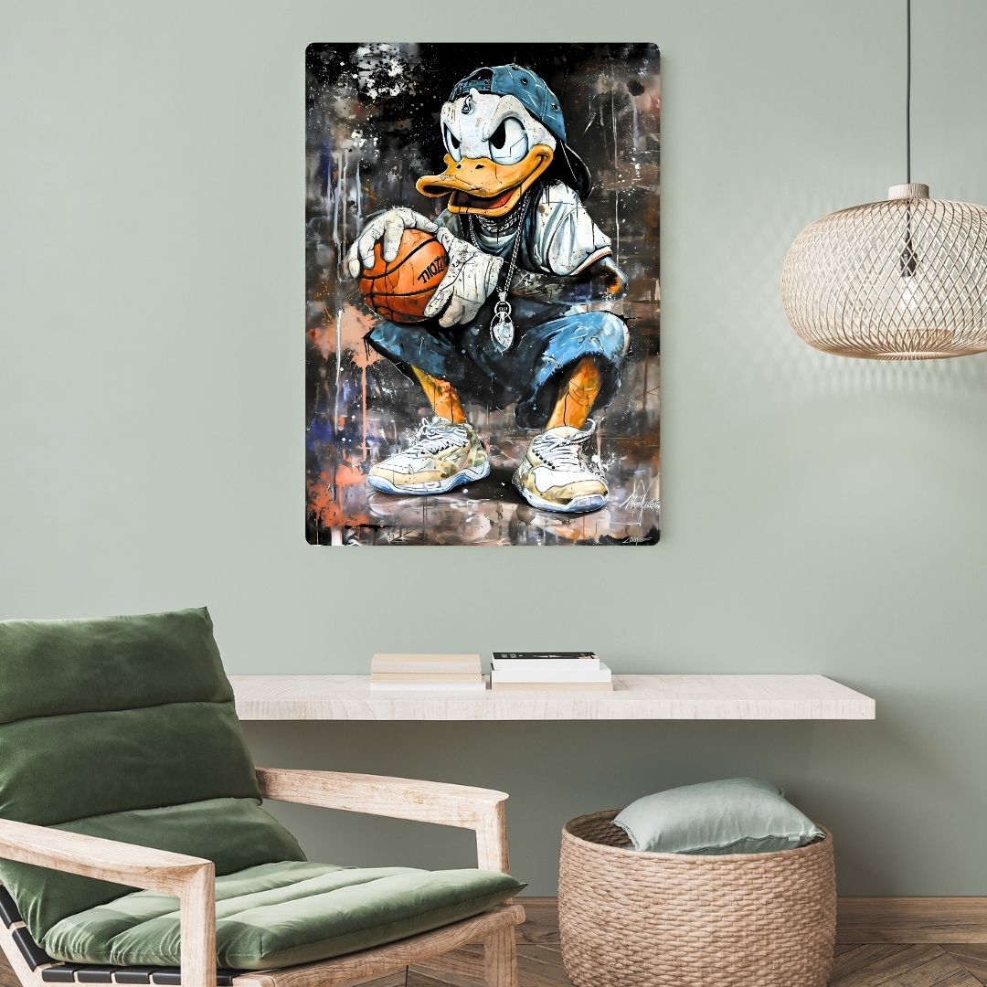 Donald Duck Metal Poster