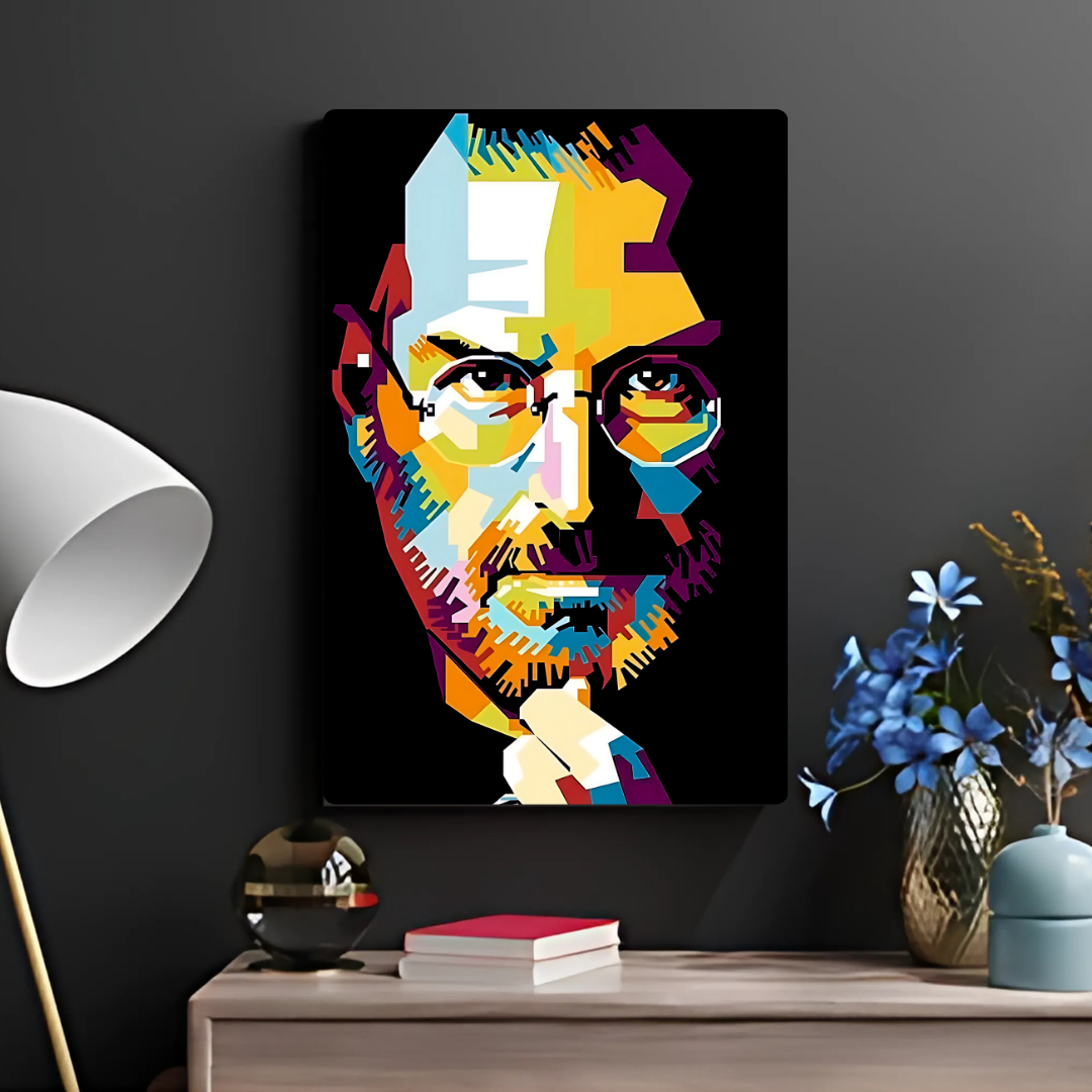 Steve Jobs Metal Poster