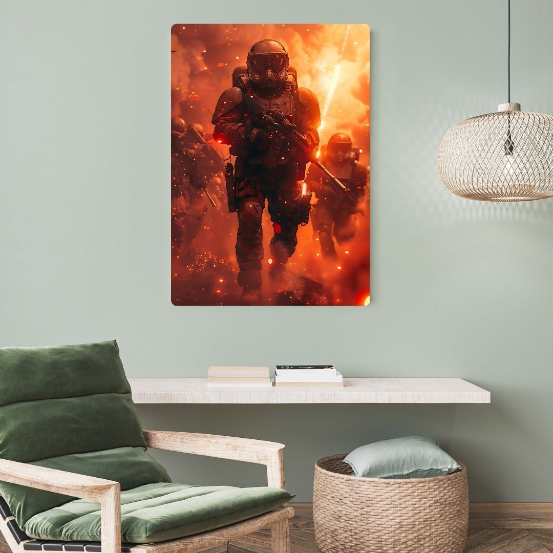 Warborn Metal Poster