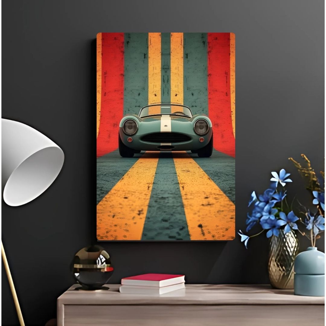 Aston Martin DBR1 Metal Poster