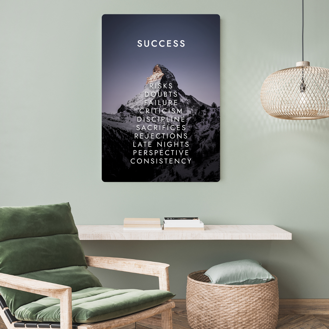Success Metal Poster