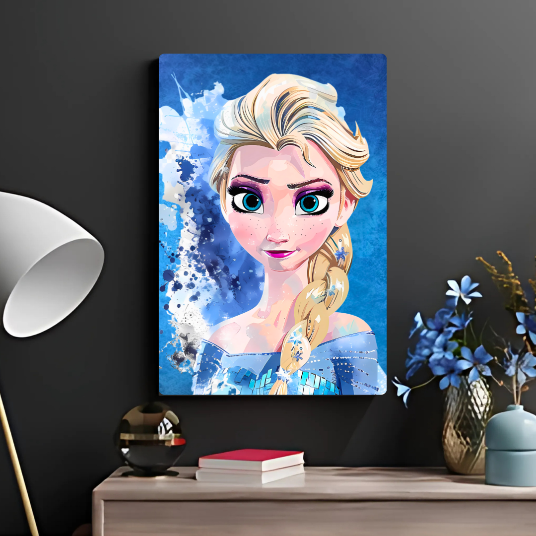 Elsa Portrait Metal Poster