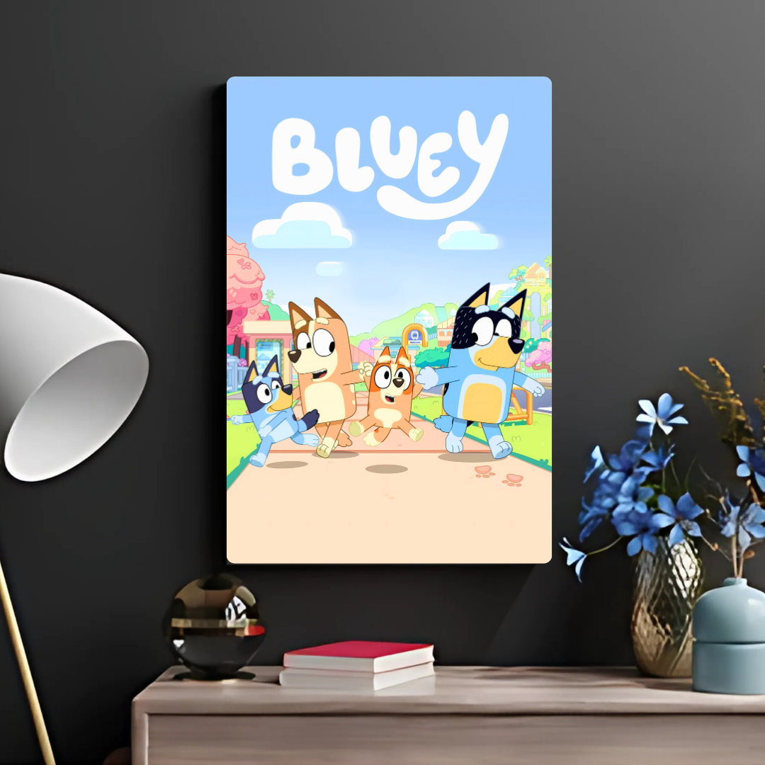 Bluey Metal Poster