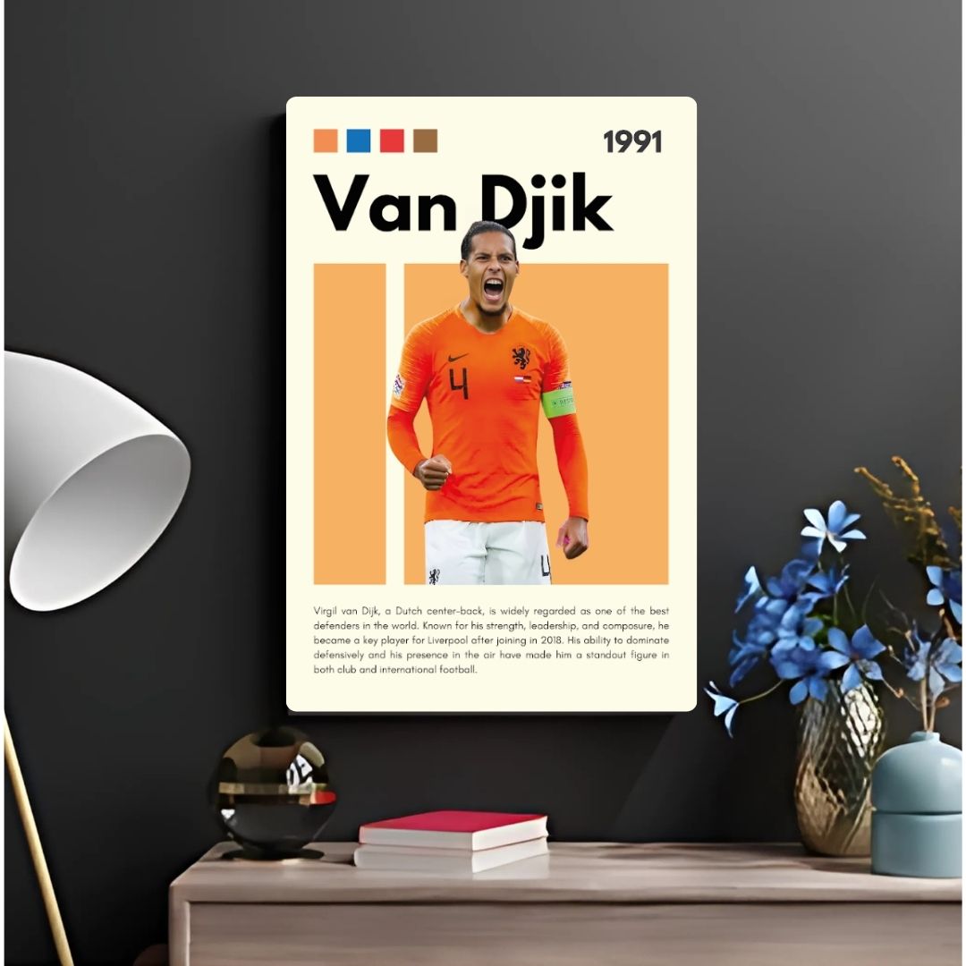 Van Dijk Metal Poster