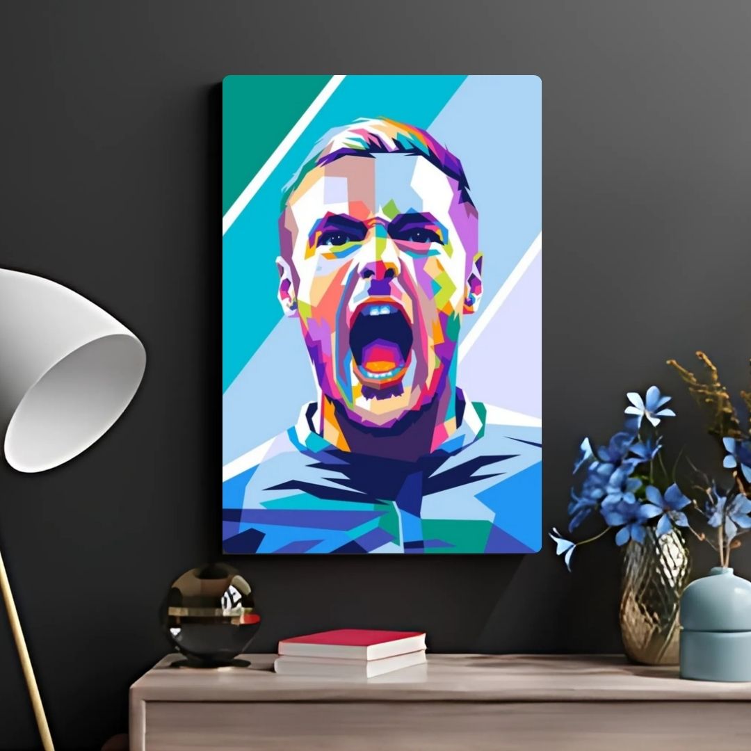 Jamie Vardy Metal Poster