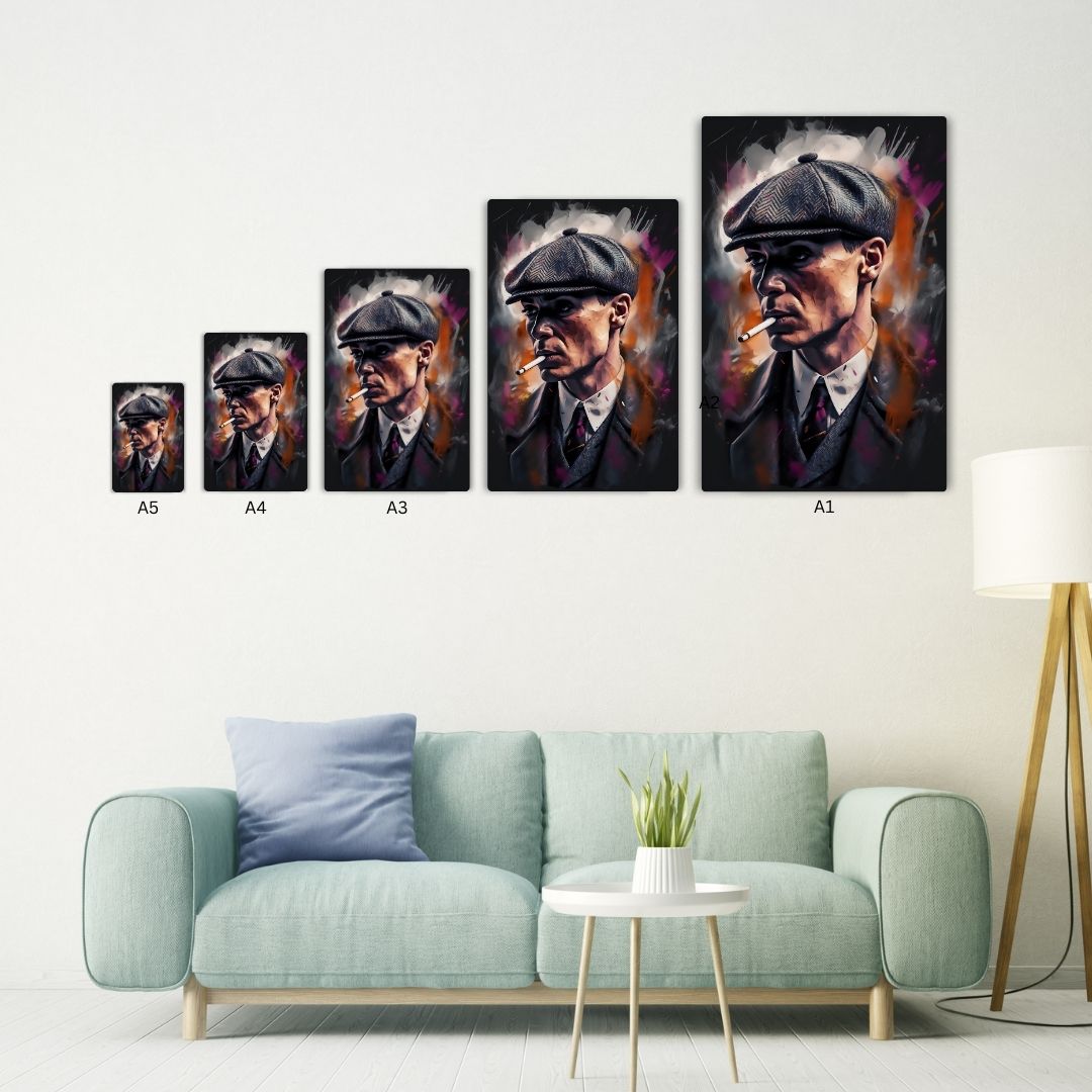Tommy Shelby Metal Poster