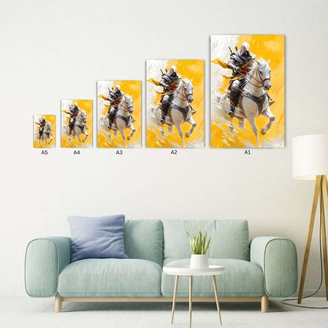 Assassin's Creed Rider Metal Poster