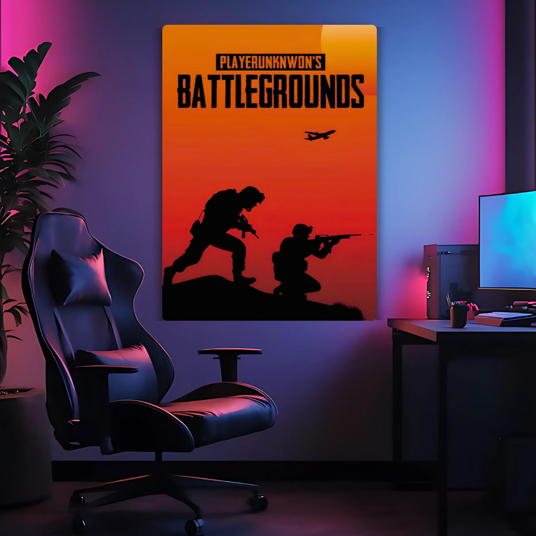 PUBG: Battlegrounds Metal Poster