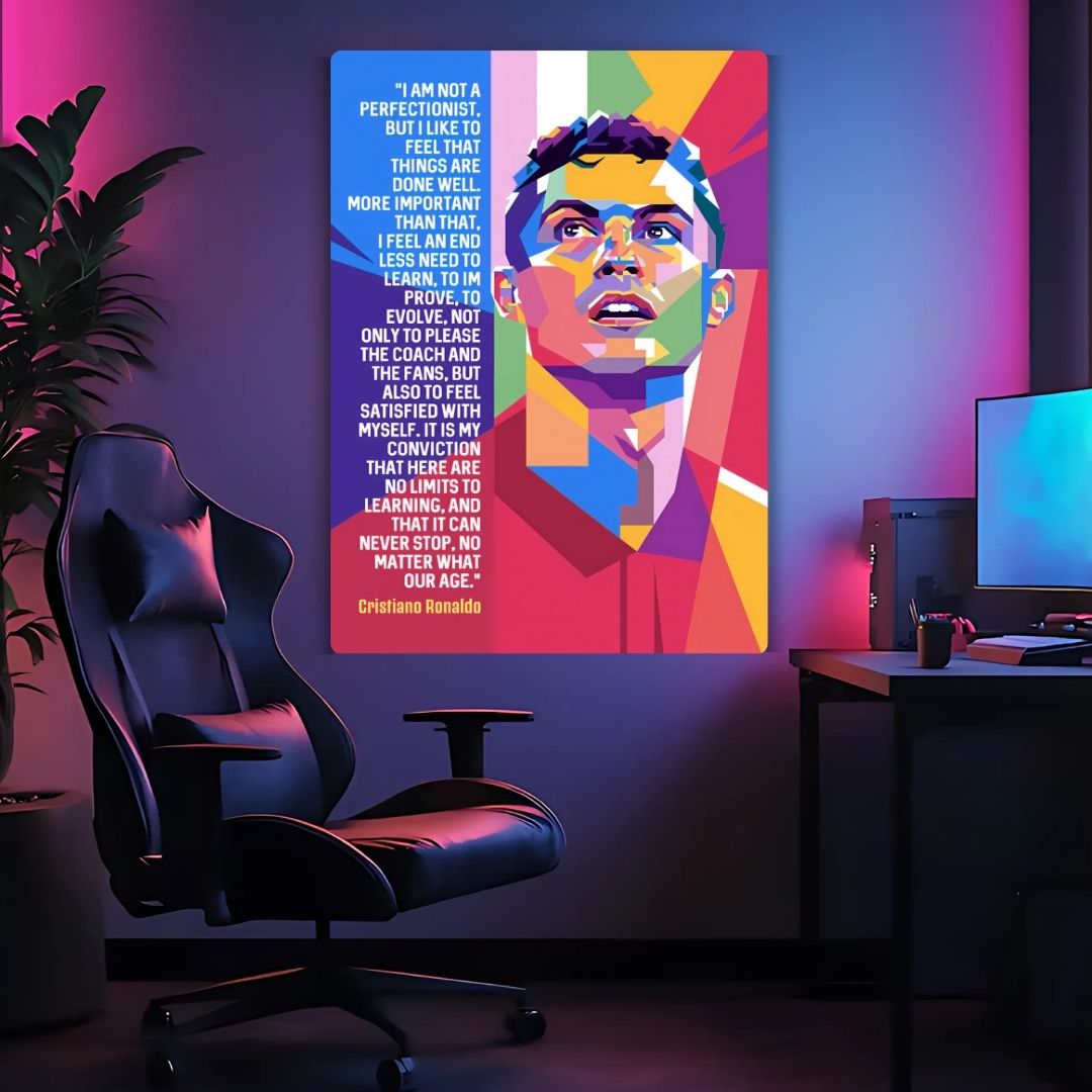 Champion's Mindset CR7 Metal Poster