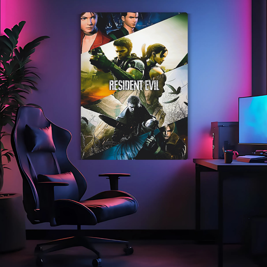 Resident Evil Metal Poster