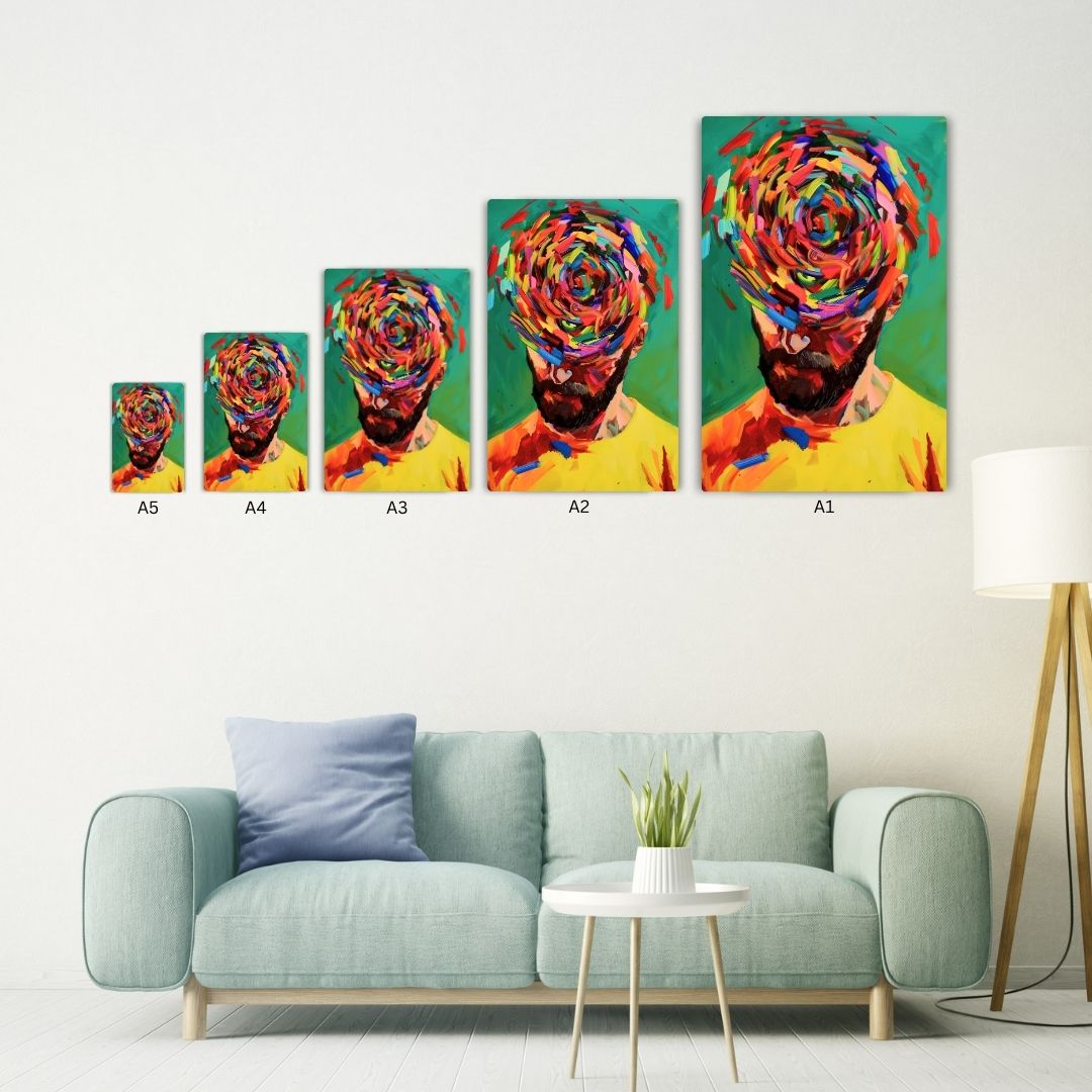 Whirlwind Mind Metal Poster