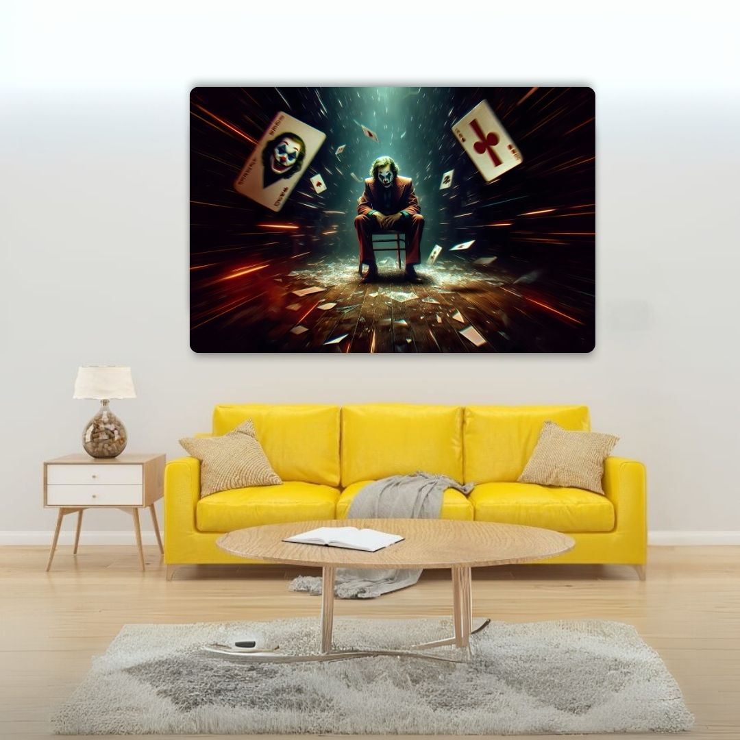 Joker's Action Metal Poster
