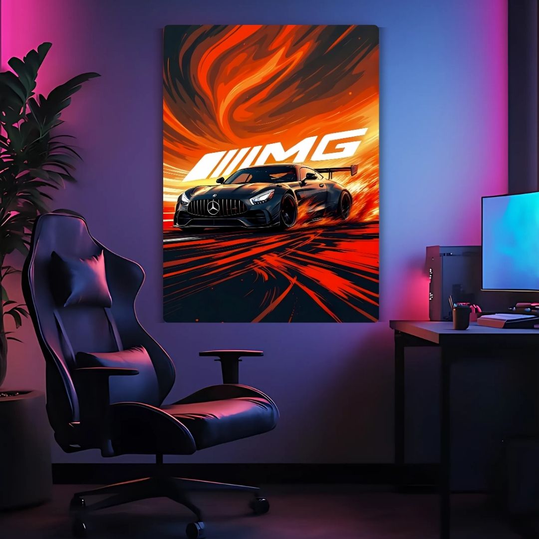 Mercedes-AMG Metal Poster