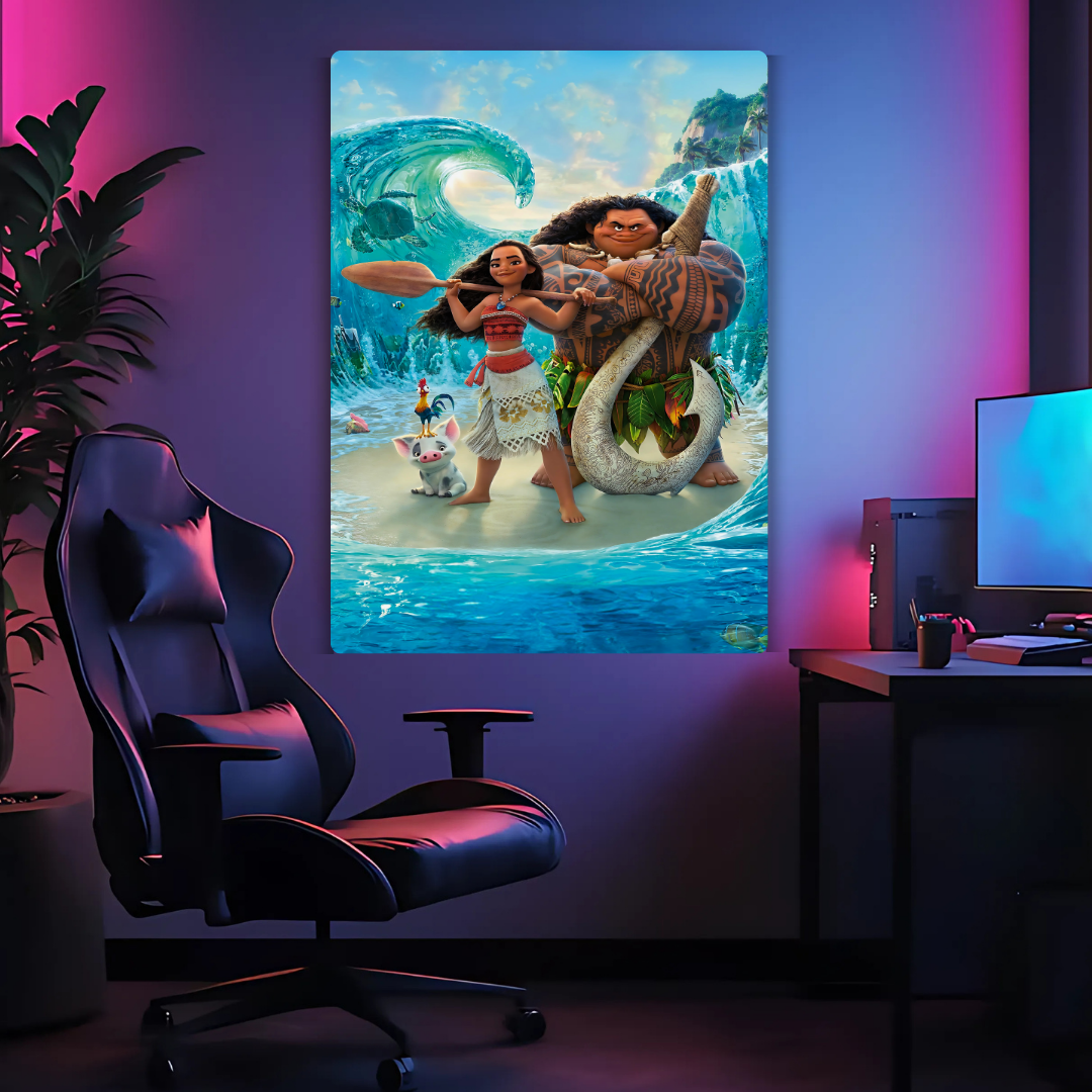 Moana Metal Poster