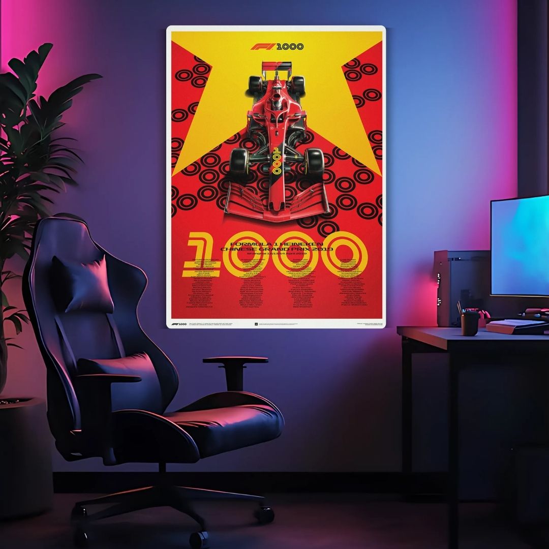 Formula 1000 Metal Poster