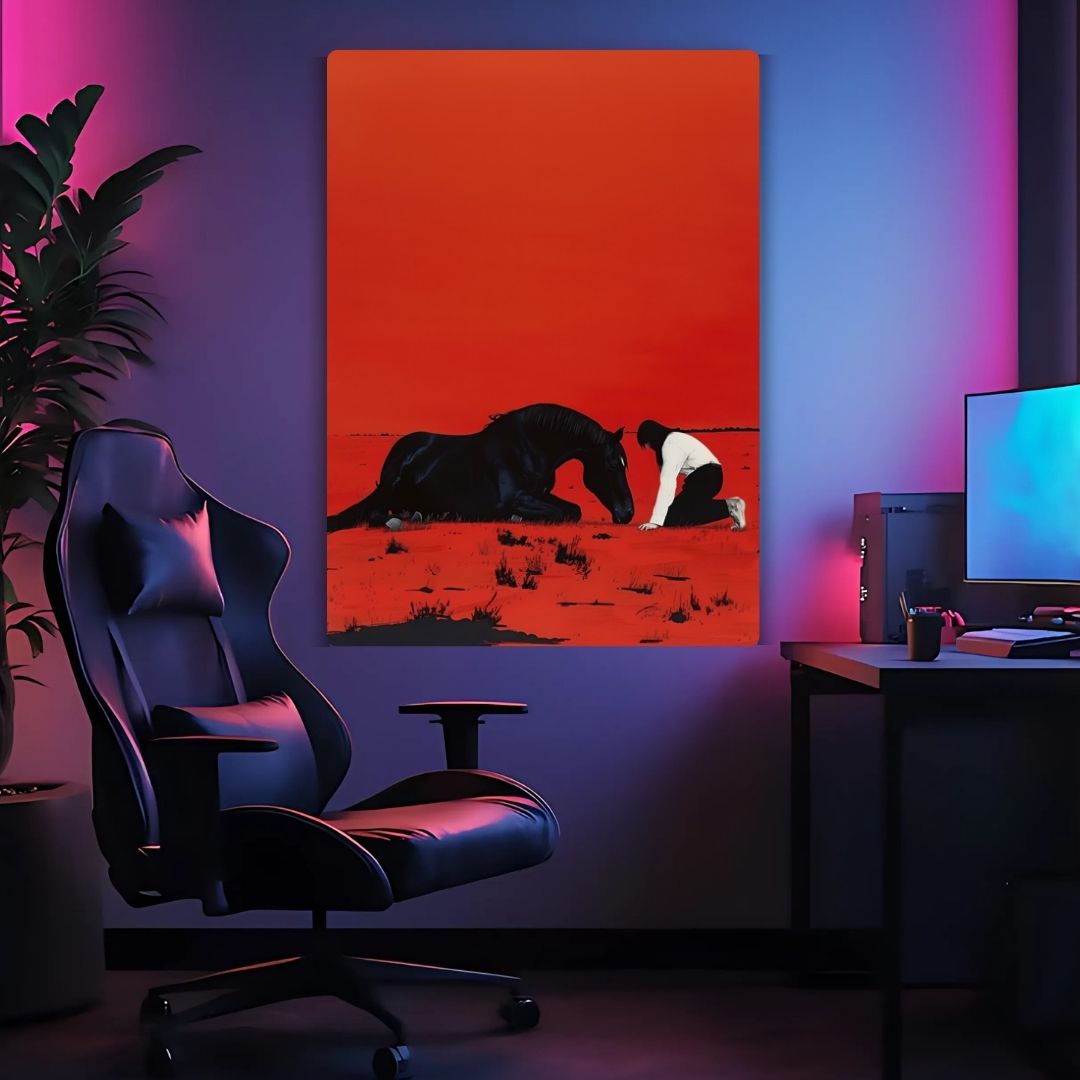 The Silent Farewell Metal Poster