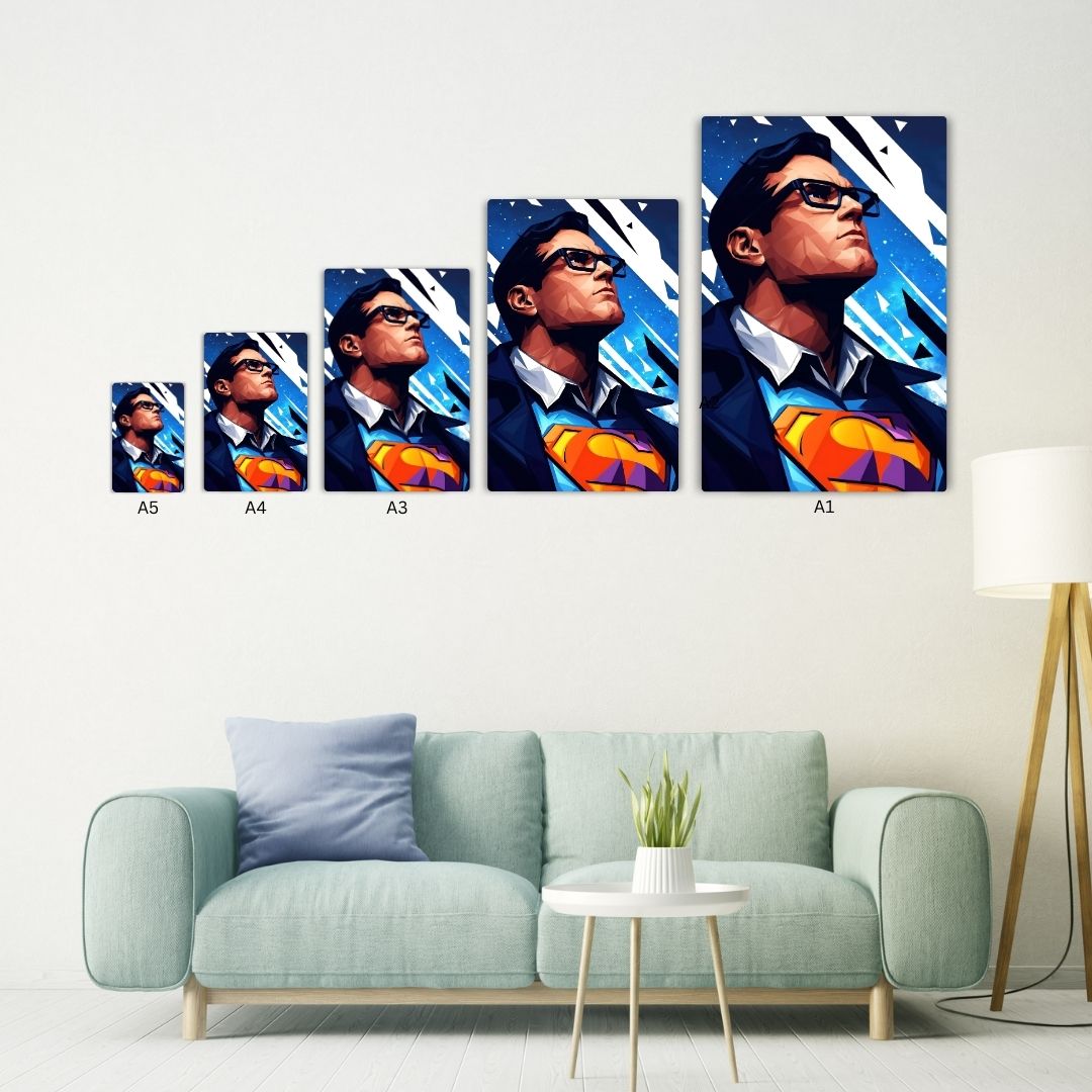 Superman Metal Poster