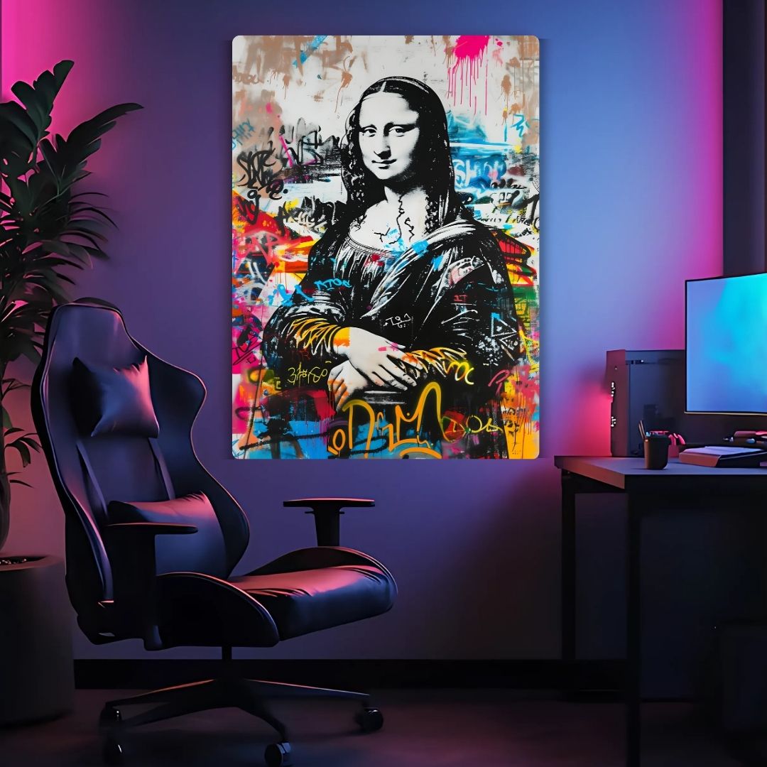 Mona Lisa Metal Poster