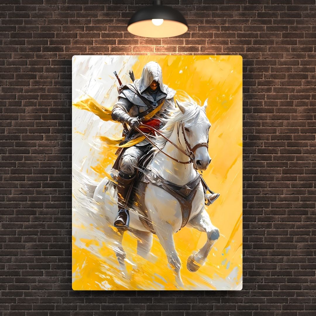 Assassin's Creed Rider Metal Poster