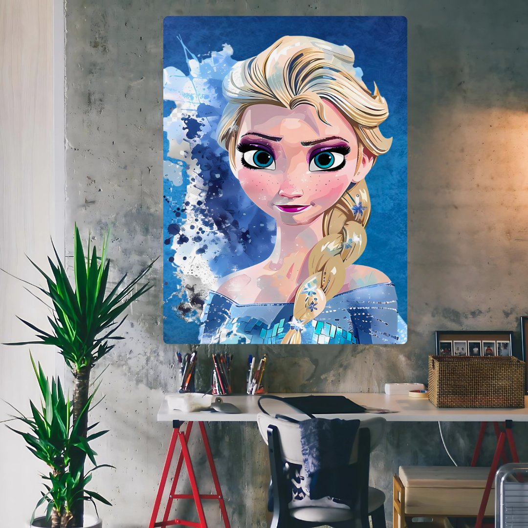Elsa Portrait Metal Poster