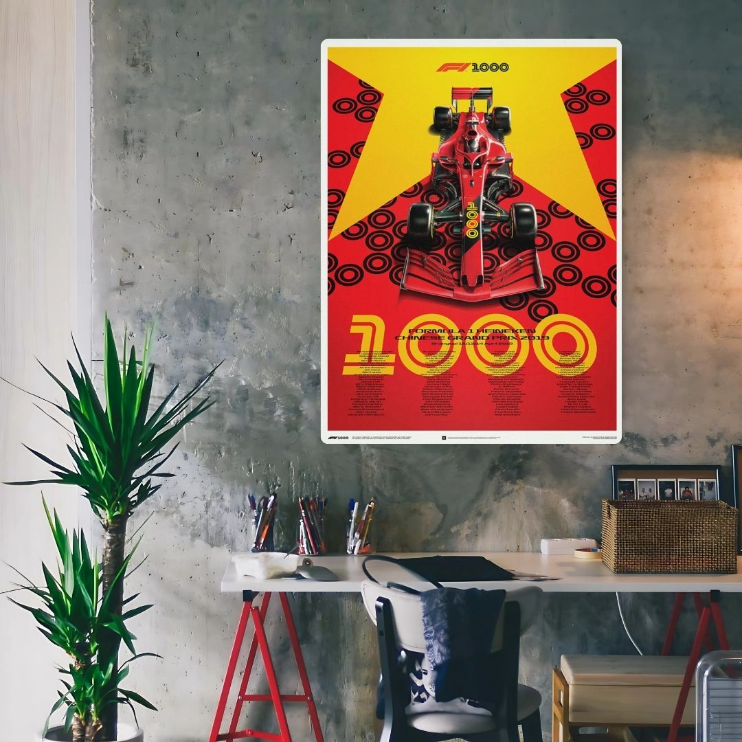 Formula 1000 Metal Poster