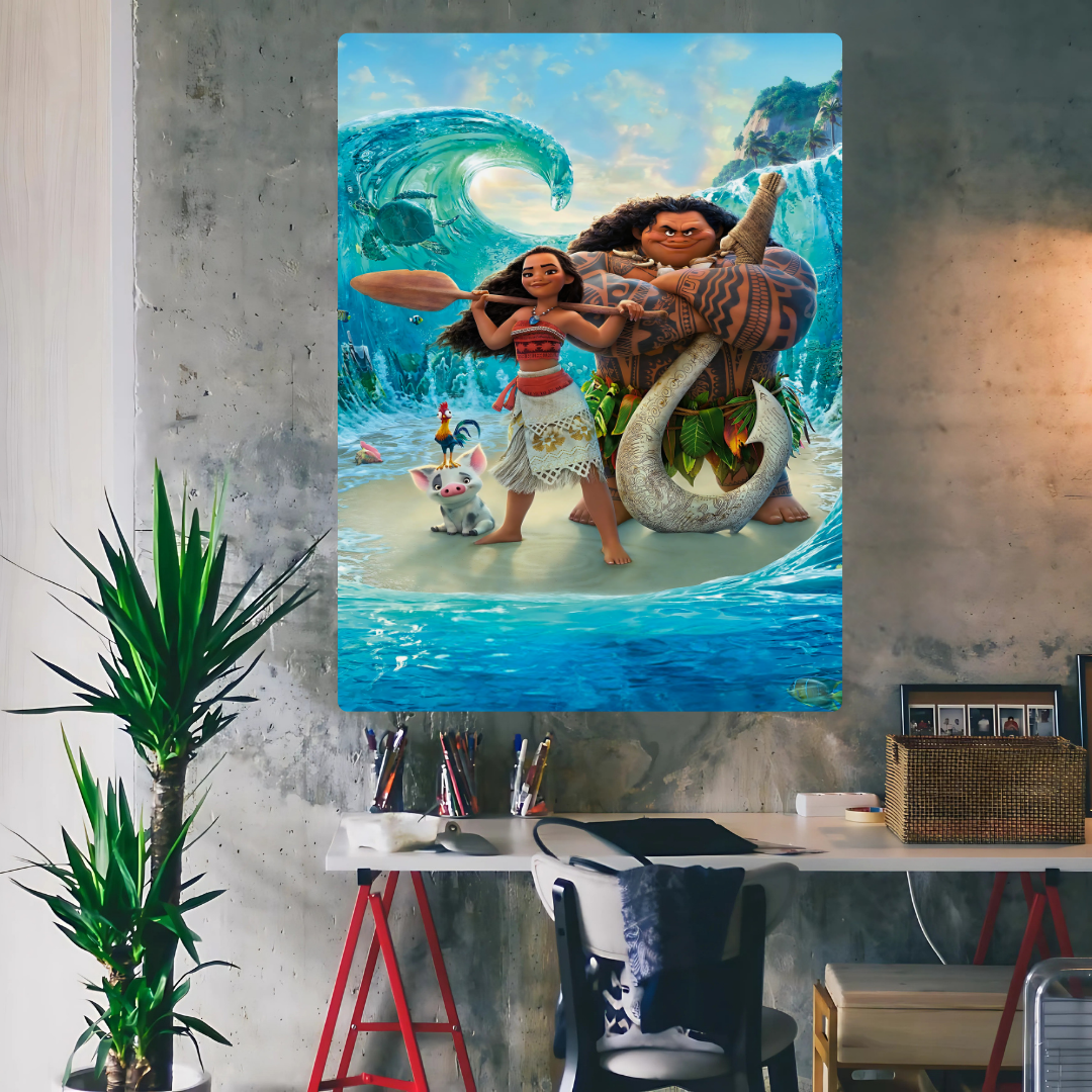 Moana Metal Poster