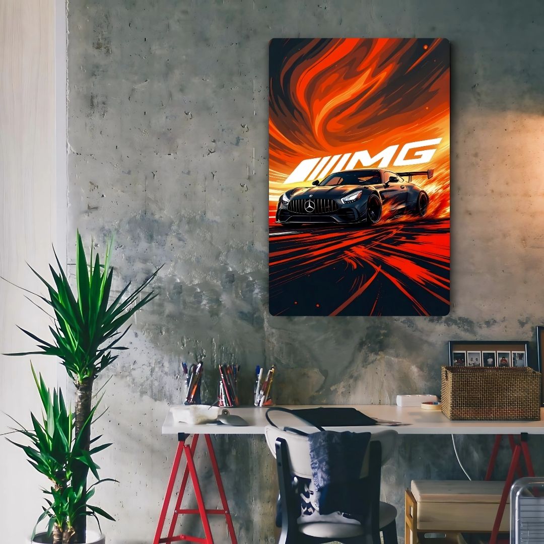 Mercedes-AMG Metal Poster