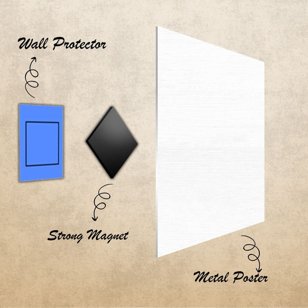 Abstract Art Metal Poster