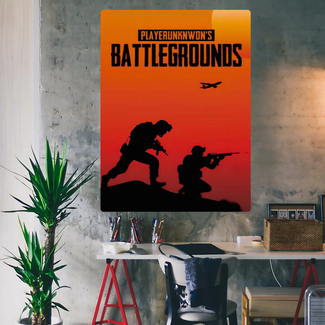 PUBG: Battlegrounds Metal Poster