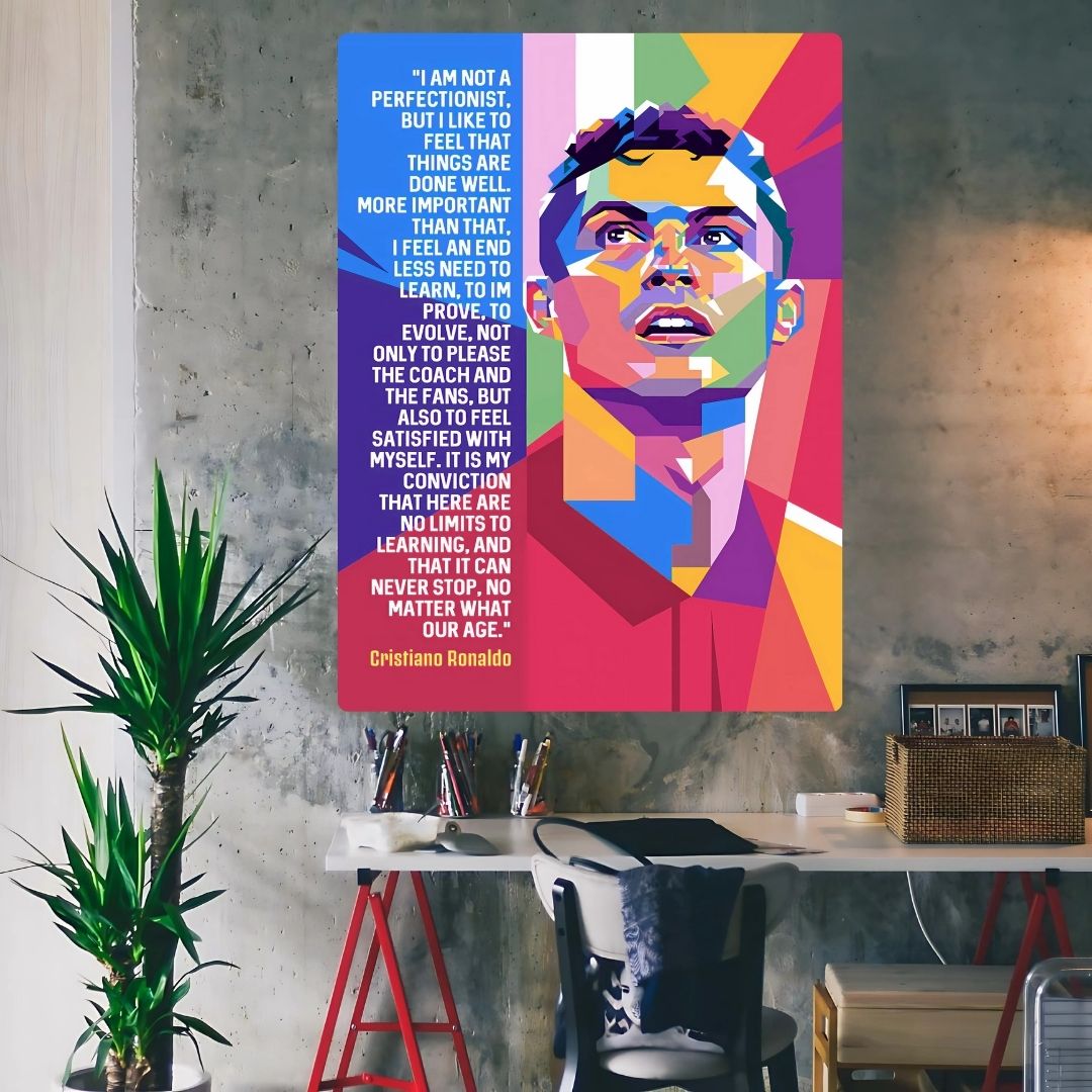 Champion's Mindset CR7 Metal Poster