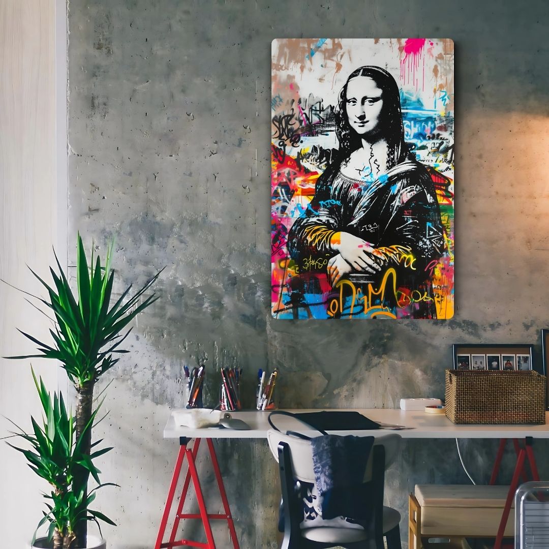 Mona Lisa Metal Poster