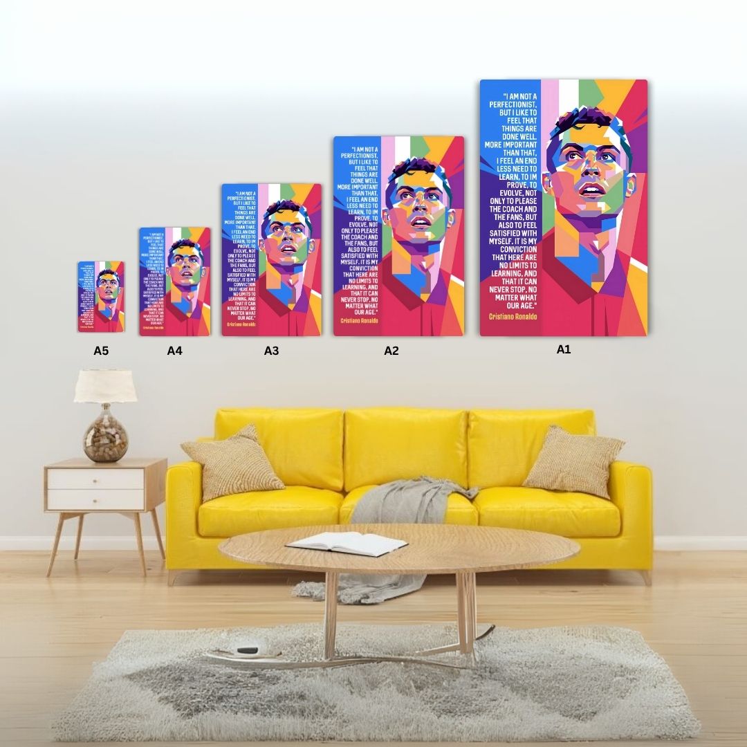 Champion's Mindset CR7 Metal Poster