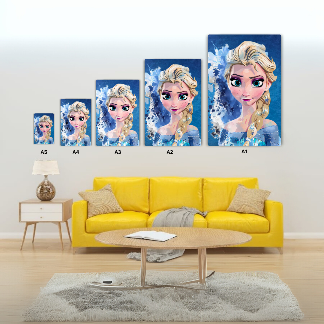 Elsa Portrait Metal Poster