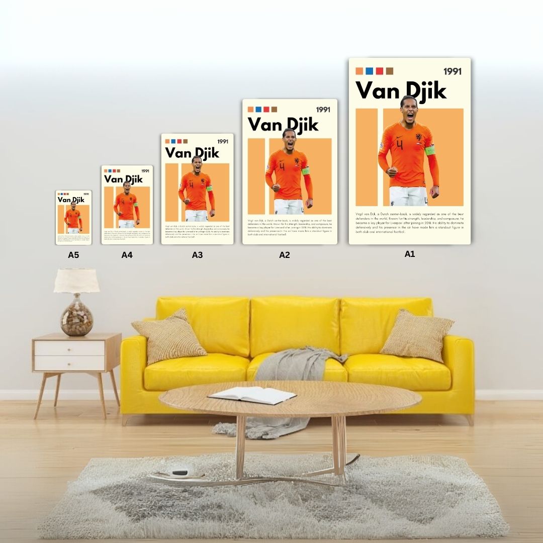 Van Dijk Metal Poster