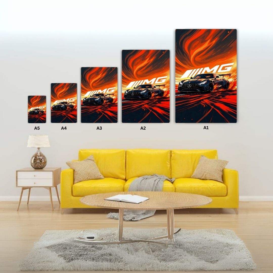 Mercedes-AMG Metal Poster