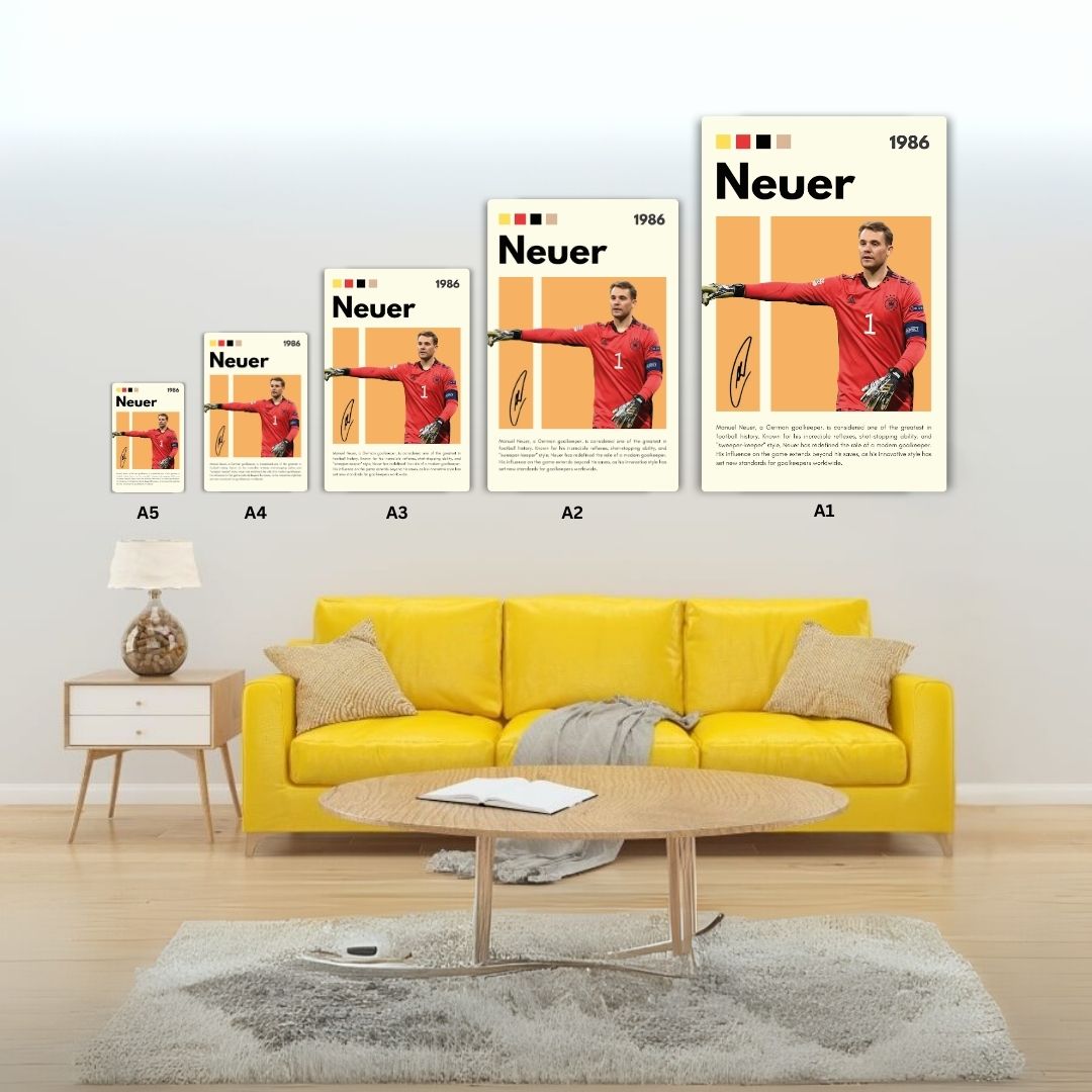 Manuel Neuer Metal Poster
