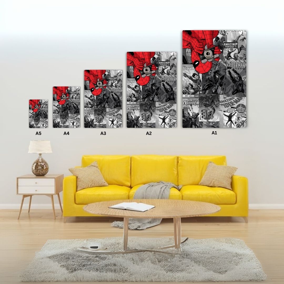 Spider-Verse Collage Metal Poster