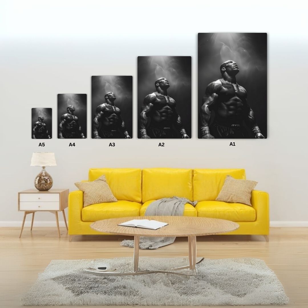 Mike Tyson Metal Poster