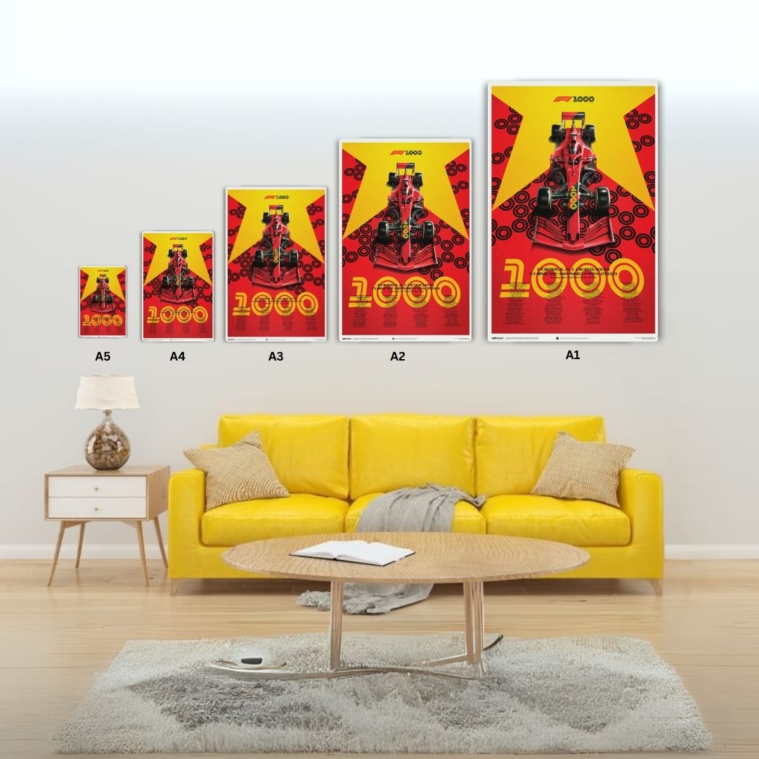 Formula 1000 Metal Poster
