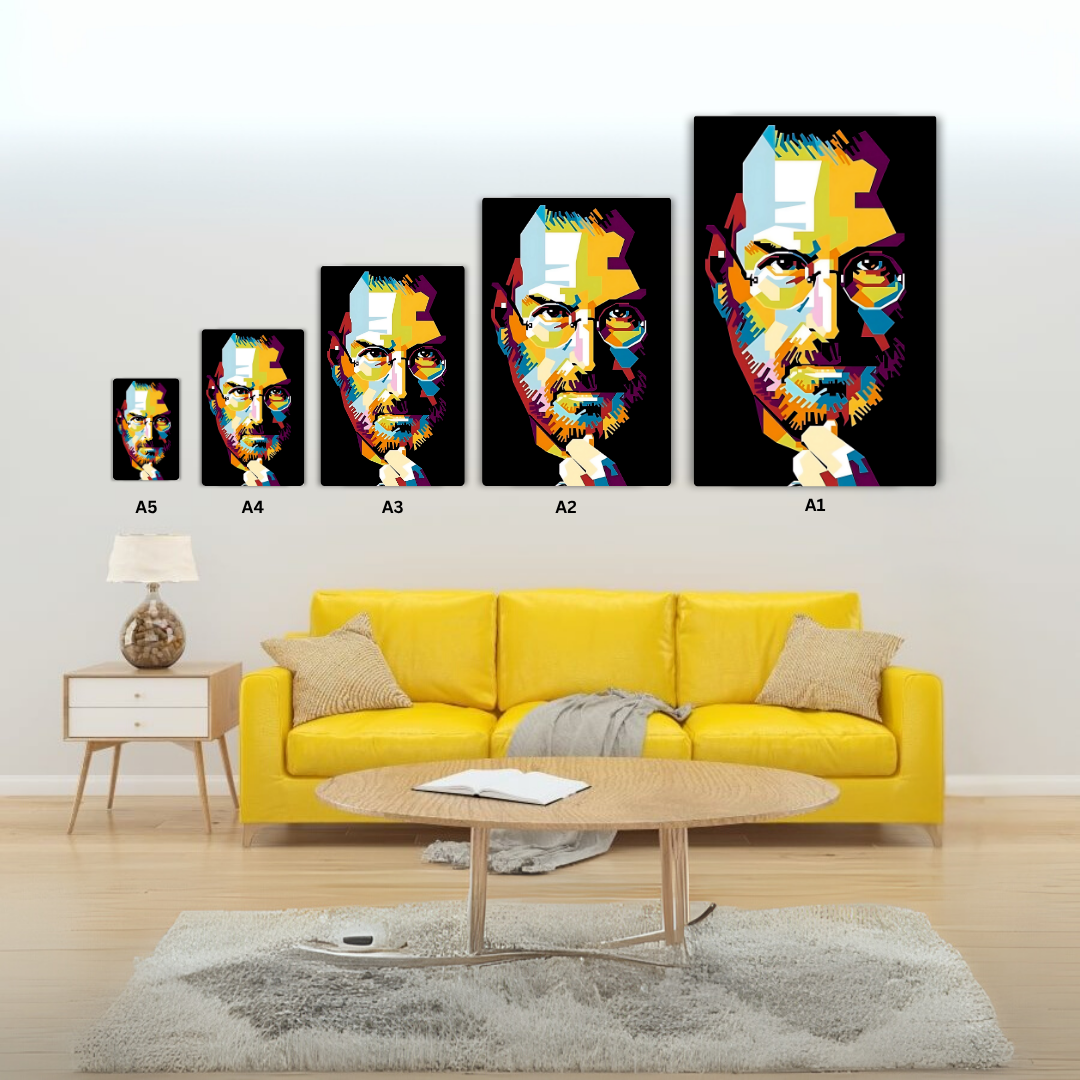 Steve Jobs Metal Poster