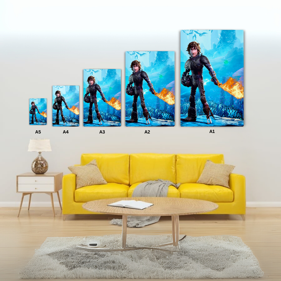 How to Train Your Dragon Metal Poster