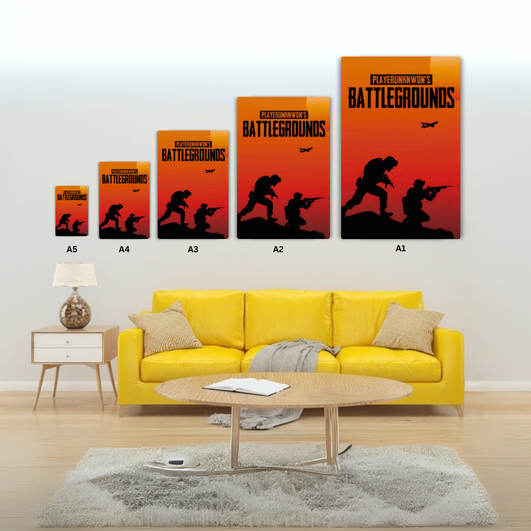 PUBG: Battlegrounds Metal Poster