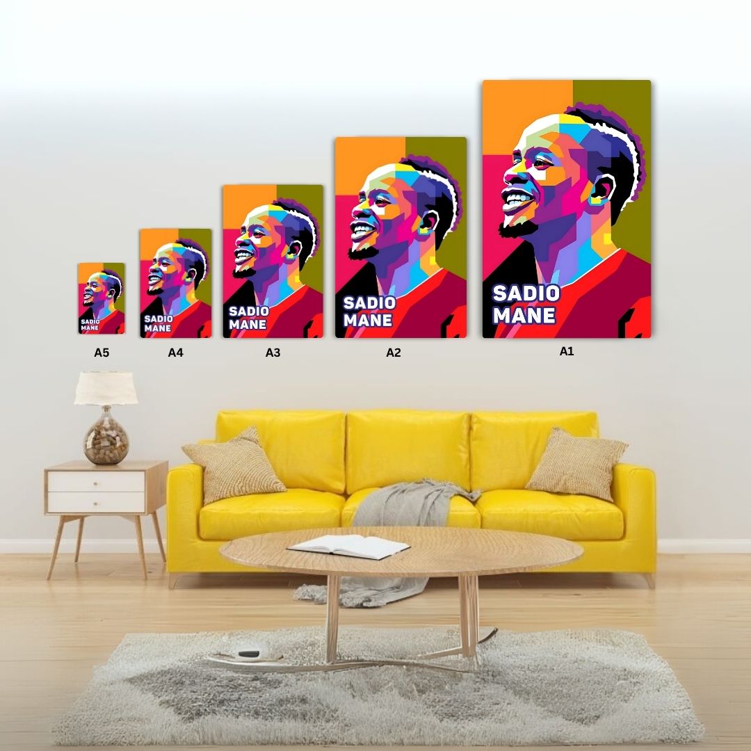 Sadio Mane Metal Poster
