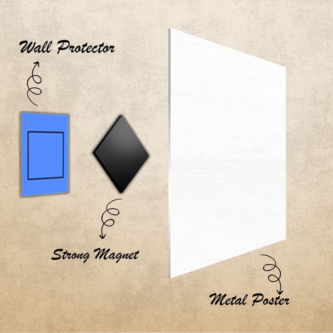 Lady in Red Canvas Metal Poster