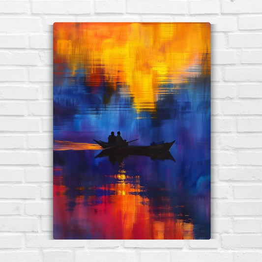 Sunset Reflections Metal Poster