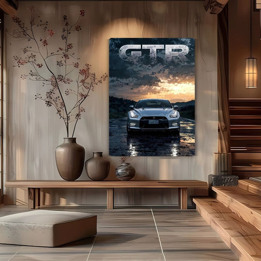 GTR - Skyline's Shadow Metal Poster